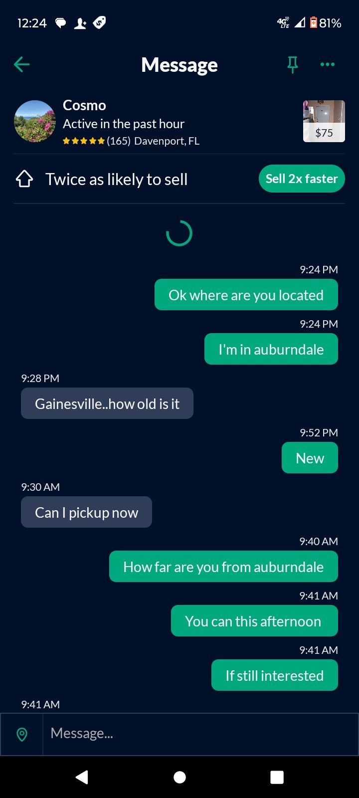 Conversation With A Man That Did Not Show Up