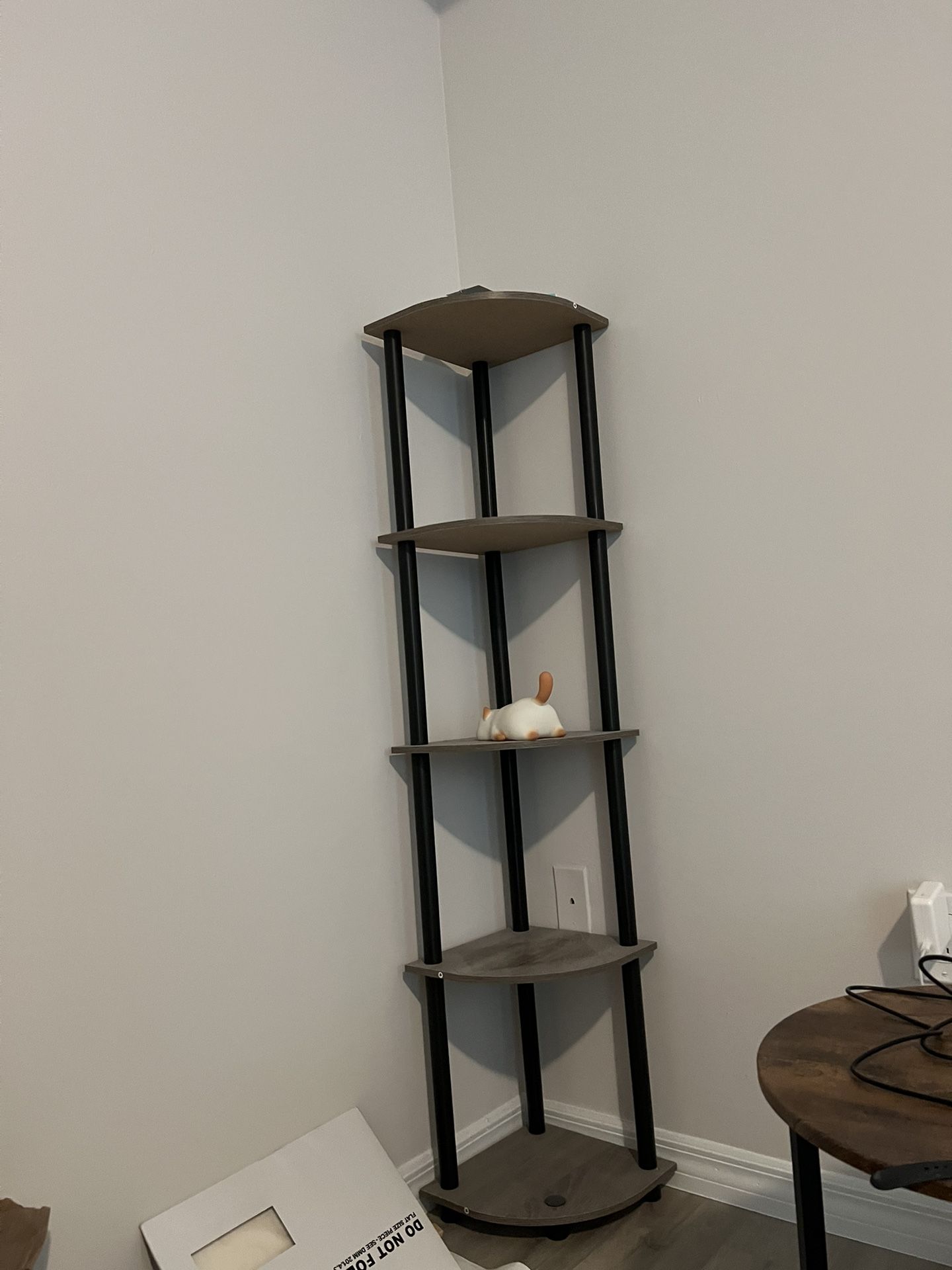 5-Tier Corner Shelf – Sturdy, Space-Saving Design