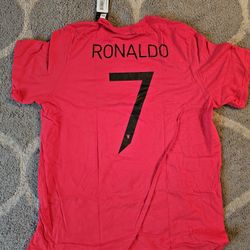 New Adidas Manchester United Cristiano Ronaldo Name & Number T-Shirt Mens XL