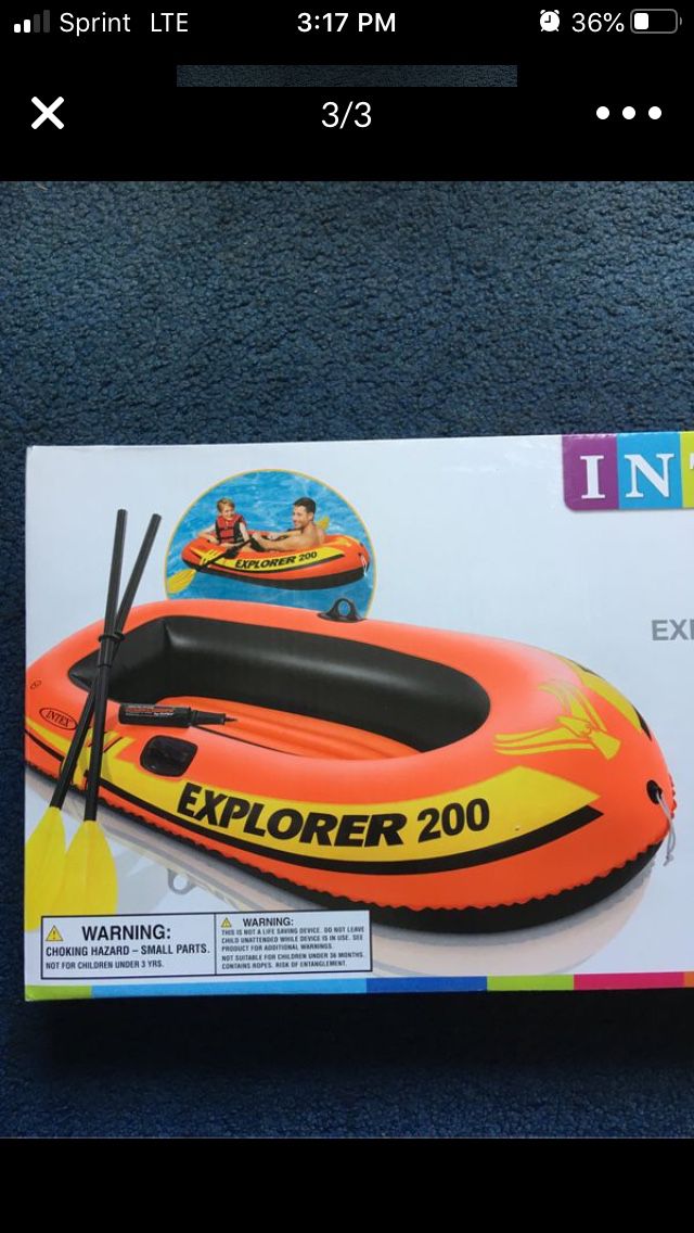 Brand New 2 person inflatable Boat