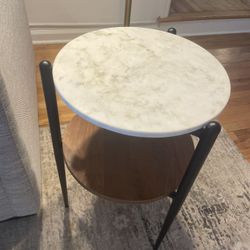 Marble Topped Side Table 