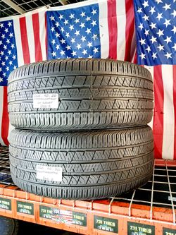 ⭐️ USED TIRES 265/45R20 CONTINENTAL CROSSCONTACT LX SPORT ALL SEASON GRAND TOURING 265/45ZR20