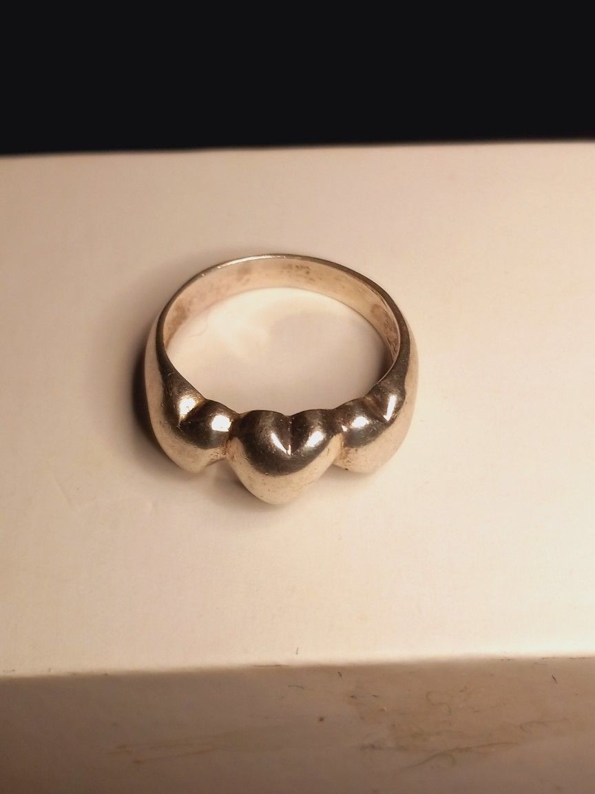 St.Silver π Ring-Sz 5.5-2.99 Grams