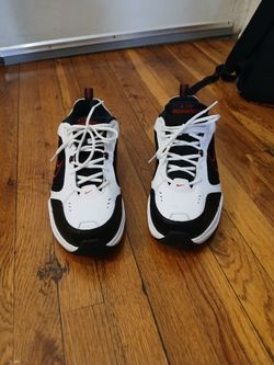 Nike Air Monarch size 11 Wide width like New (used twice) 
Only 30 dollars (paid 80 dollars).
Incredible deal.
