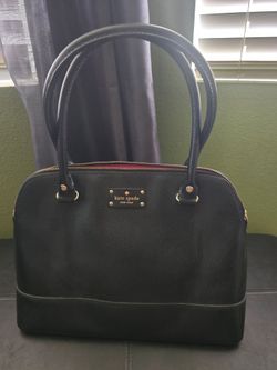 Kate Spade New York Black Leather Satchel