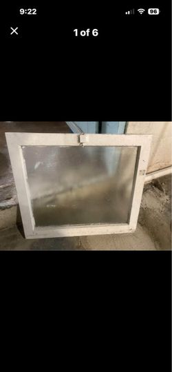 Old textured window panes.