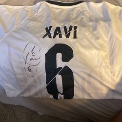 Xavi Auto Jersey Brand New