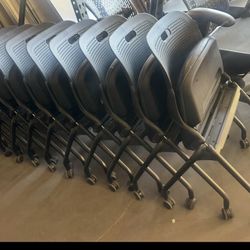 Nesting Guest Lobby Waiting Room Training Classroom Office Chairs 