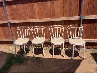 Metal cafe chairs