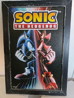 Sonic and shadow poster