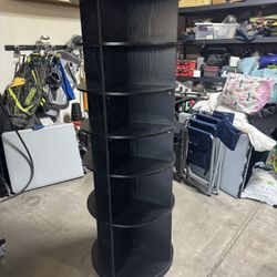 Spinning Shoe Shelf - Black