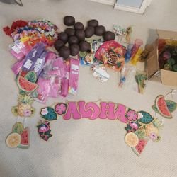 Hawaiian Theme Birthday Party Luau Aloha Decorations