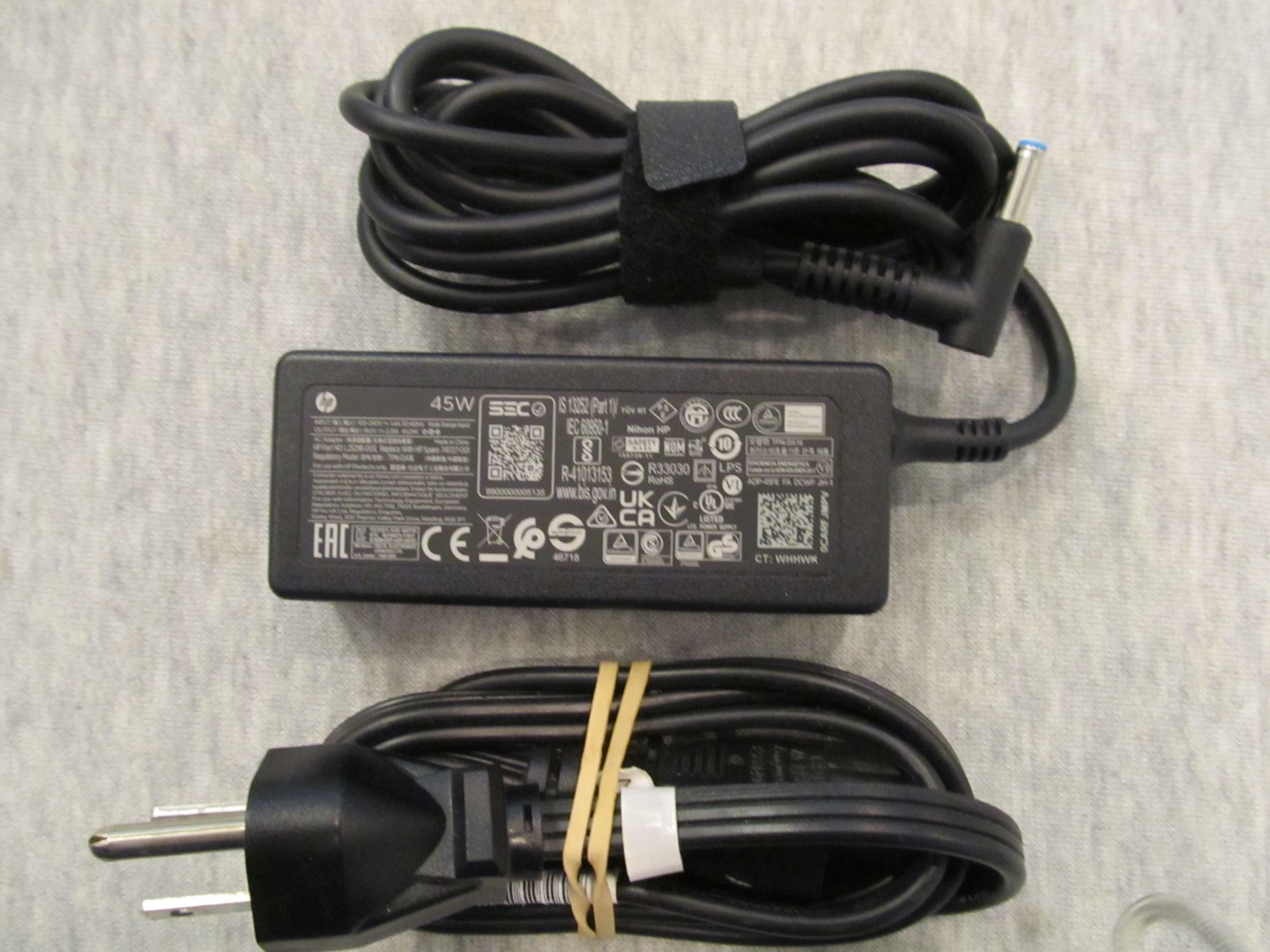 Hp 19.5v 2.31a 45w Laptop Power Adapter Charger 