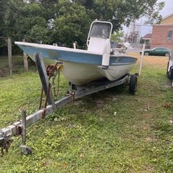 Starcraft fiberglass boat 15ft 70 horsepower comes with trailer (pickup in NOLA only) $2750, plenty pics included