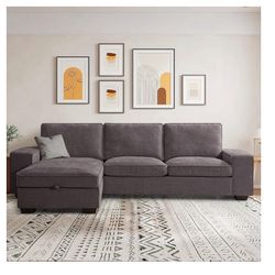 ASHOMELI 99“ Convertible Sectional Sofa