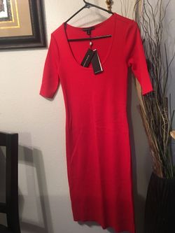 Dress Ralph Laurel red & shoes