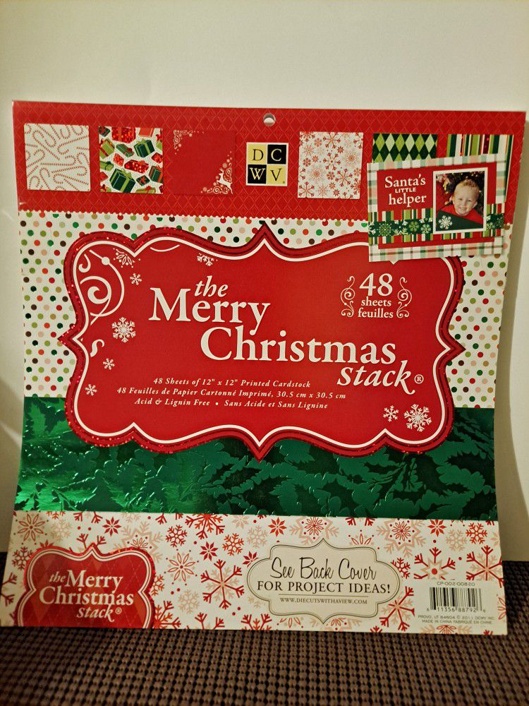 DCWV the aMerry Christmas Stack 48 Sheets -$10.00