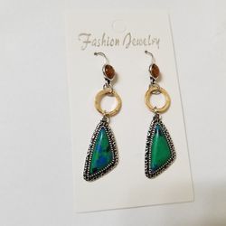 Fashion goldtone Earrings. (Pick Up Only)