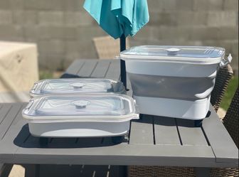 Collapsible food containers | $ 40