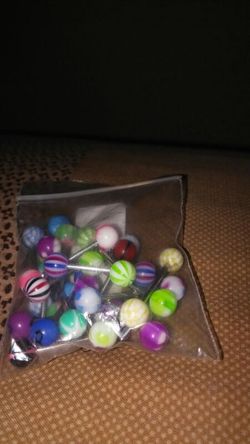 Brand new tongue rings ......ask for bag special