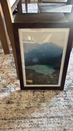 Framed Picture Of Mountains From Urban Outfitters