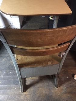 Vintage School Desk 