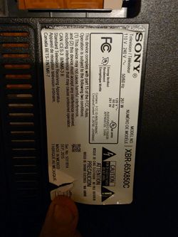 Free 65" Sony Bravia TV