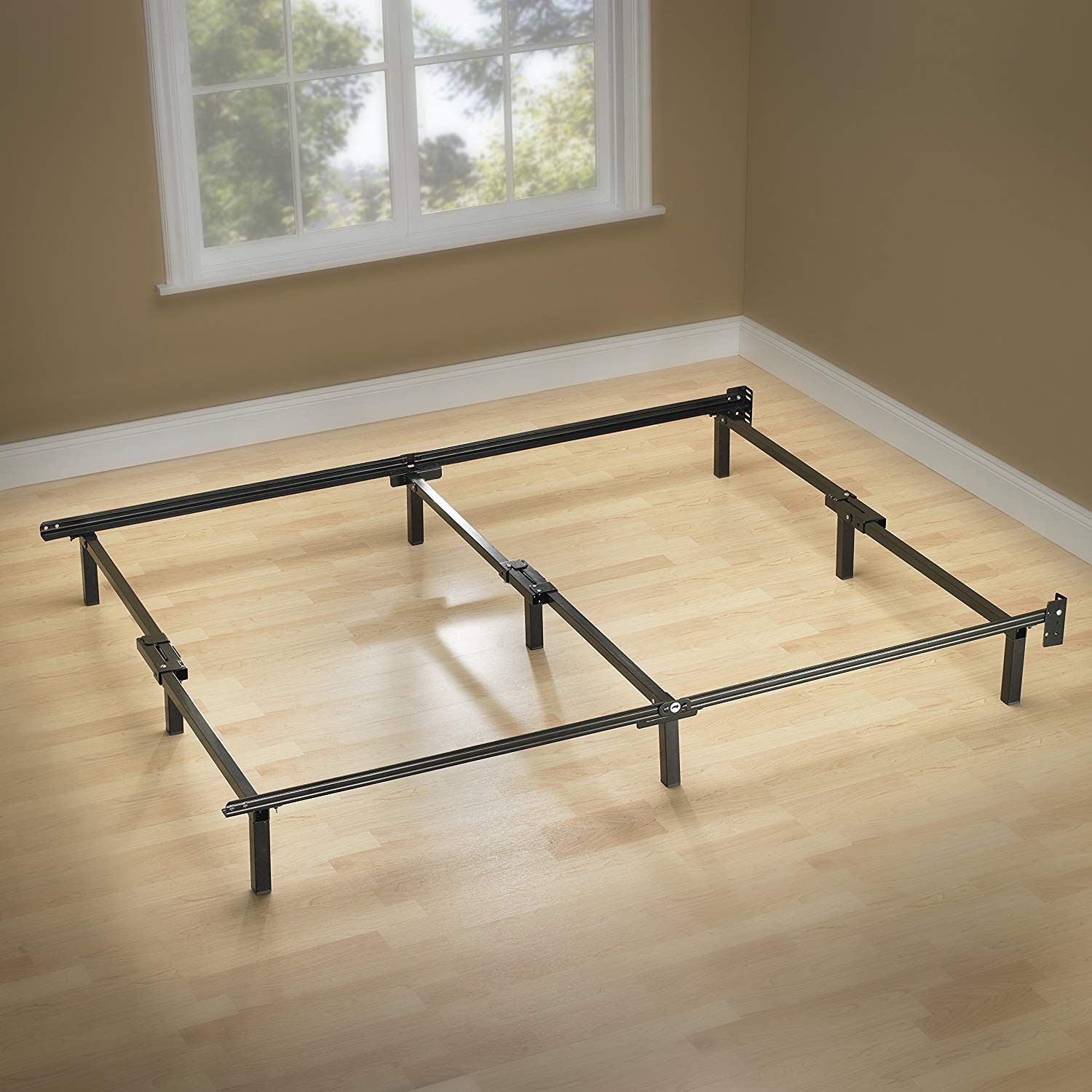 Zinus Michelle Compack 9-Leg Support Bed Frame, for Box Spring and Mattress Set, King
