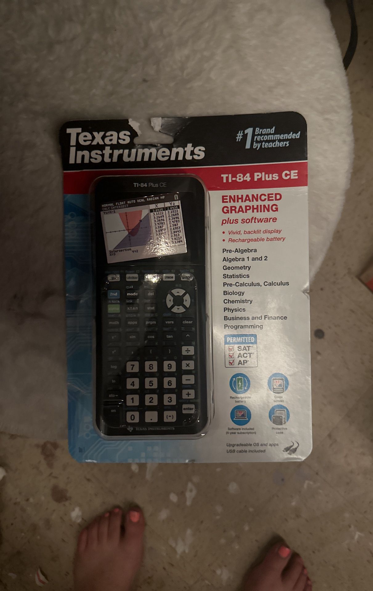 Texas InstitutionTi-84 Plus CE