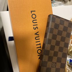 Louis Vuitton Clemence Wallet DAMIER EBENE 
