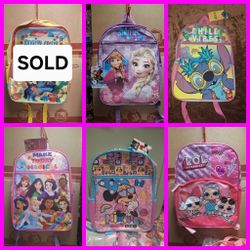 GIRL'S BACKPACK 👉$25 EACH ONE👉16 INCHES OF TALL 