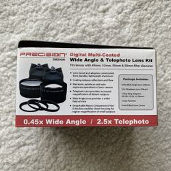 Wide angle And telephoto Lens Kit