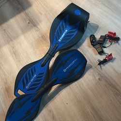 Electric Rip Stick One Regular And One Electric 