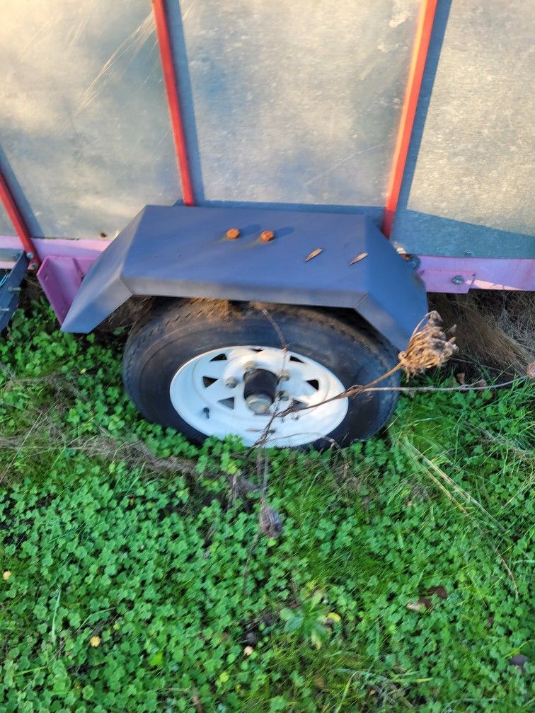 Four by eight aluminum trailer