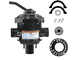 262506 1-1/2-Inch 6-Way Clamp Style Valve Replacement for pentair 04 Multiport Valve, Fit for Tagelus/Sand Dollar/Meteor Pool and Spa Sand 