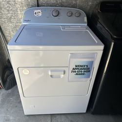 WHITE WHIRLPOOL GAS DRYER 