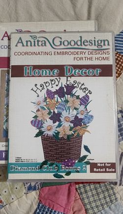 ANITA GOODESIGN EMBROIDERY DESIGNS CD- DIAMOND CLUB BONUS 2