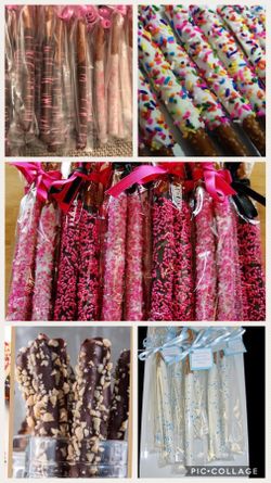 Chocolate covered pretzels