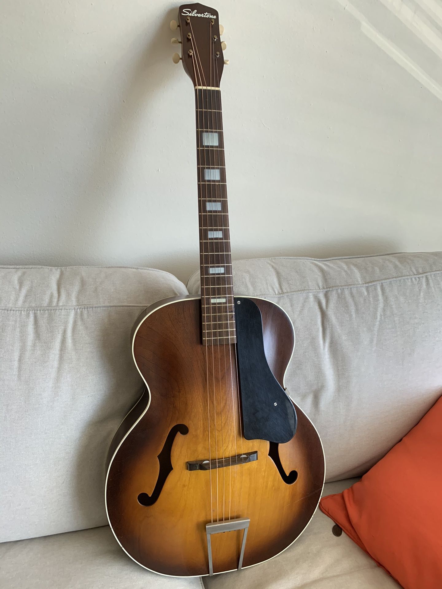 Early 60s Silvertone 612 Archtop Acoustic Guitar
