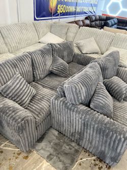 Nice two piece couch and loveseat