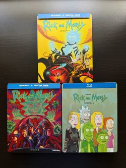 Rick and Morty Steelbook Seasons 4,5, and 6
