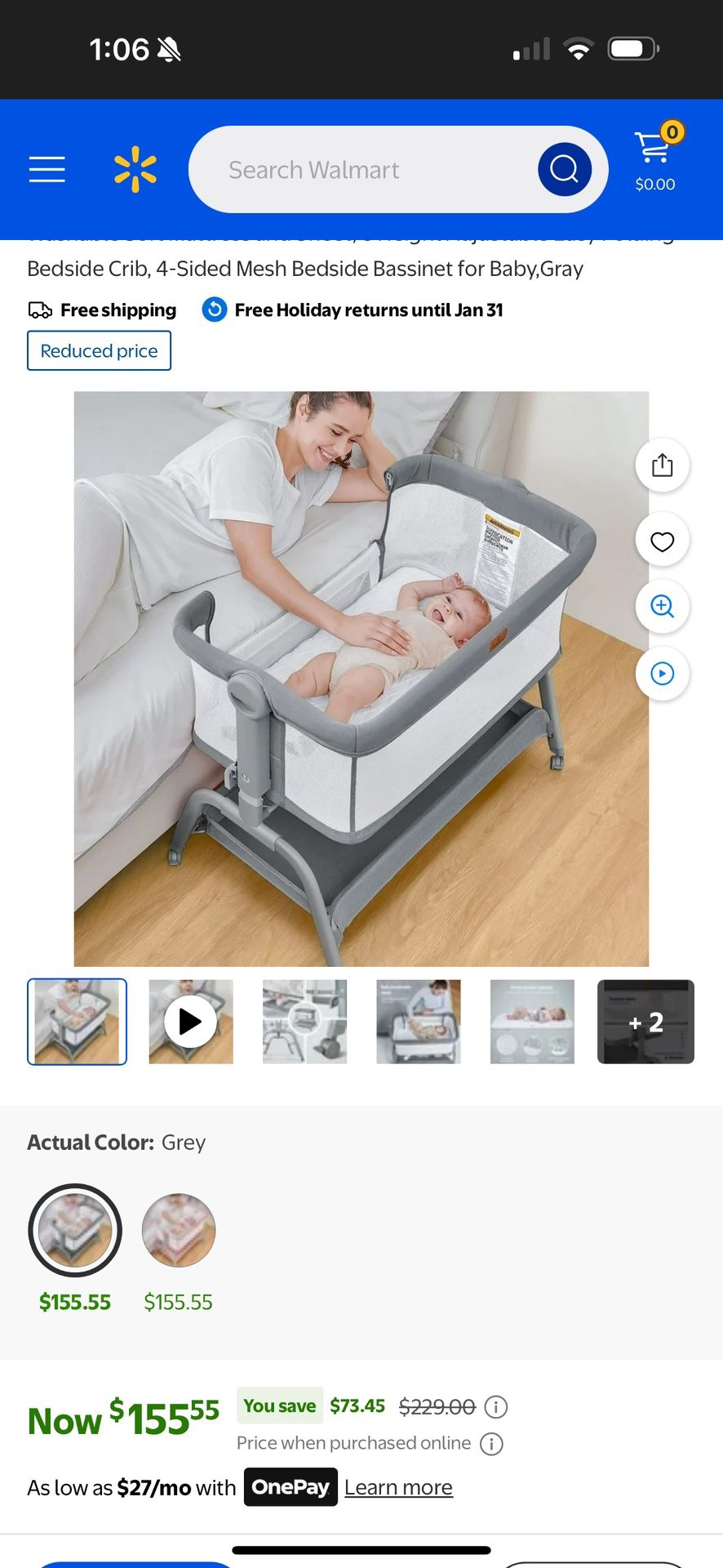 Baby Bond Bedside Bassinet