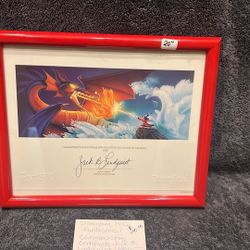 Disney Land 1992 Fantasmic Litho