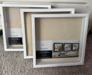 Shadow box picture frames