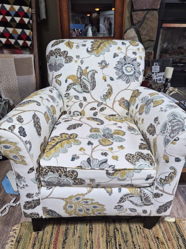 floral side chair