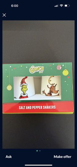 The Grinch Salt And Pepper Shaker