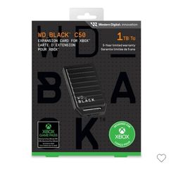 Western Digital WD\_Black C50 1TB Storage Expansion Card for Xbox Series X|S. 