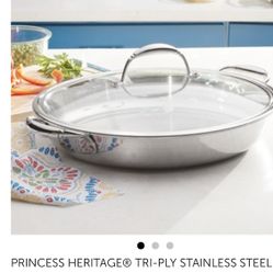 Princess House 15 Inches Paella Triply 