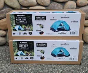 DECATHALON 2 PERSON TENTS $60 EACH