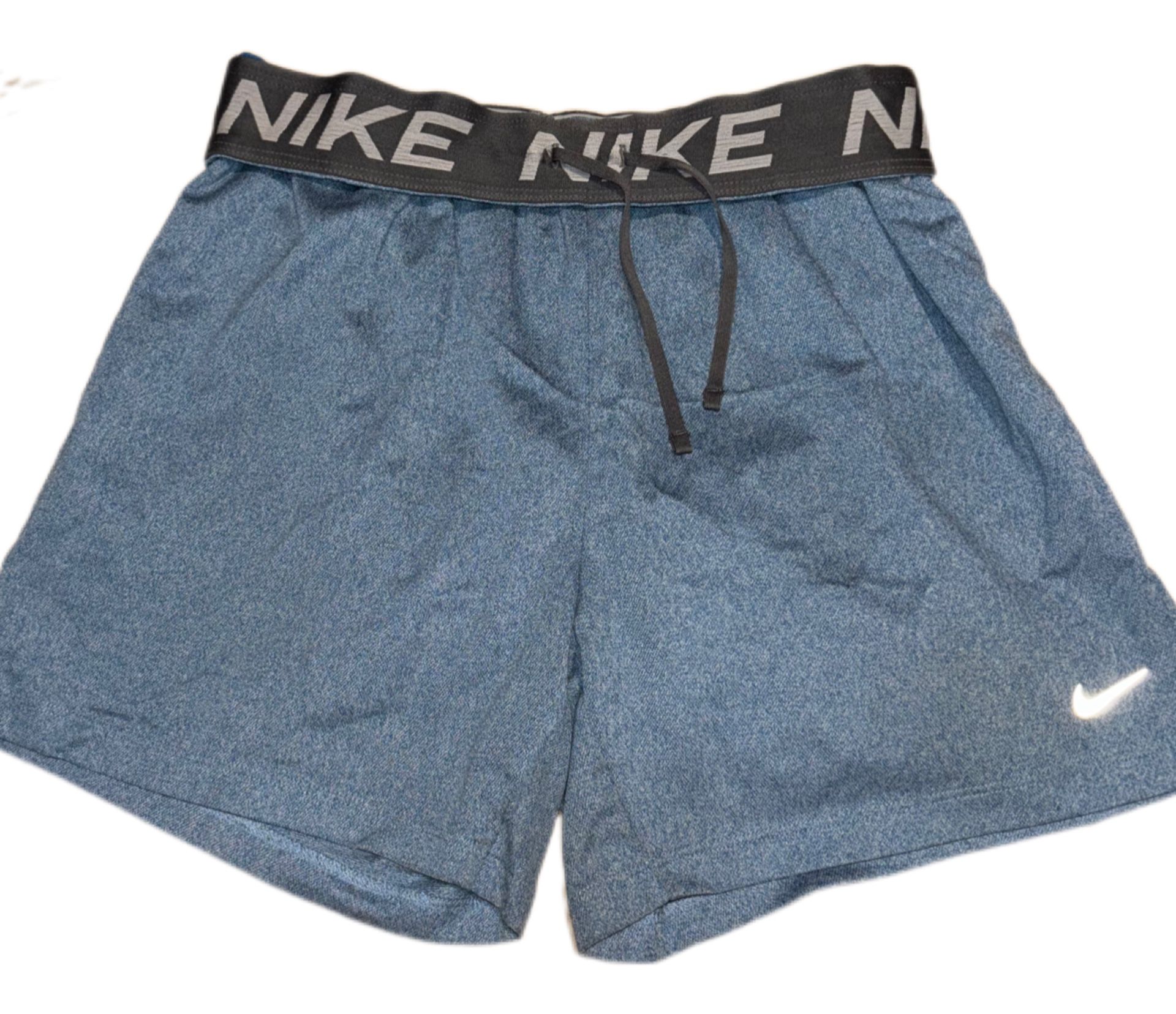Women, Nike, Navy Blue Running Shorts Size Medium With Reversible WaistBand